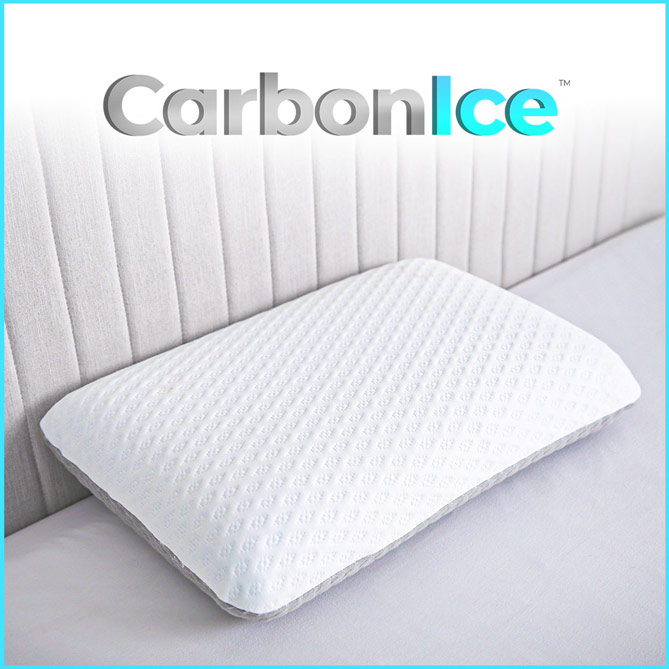 ALMOHADA CARBON ICE: Tecnología “7 en 1” que te protege de las bacterias, te mantiene fresco y te ayuda a dormir mejor