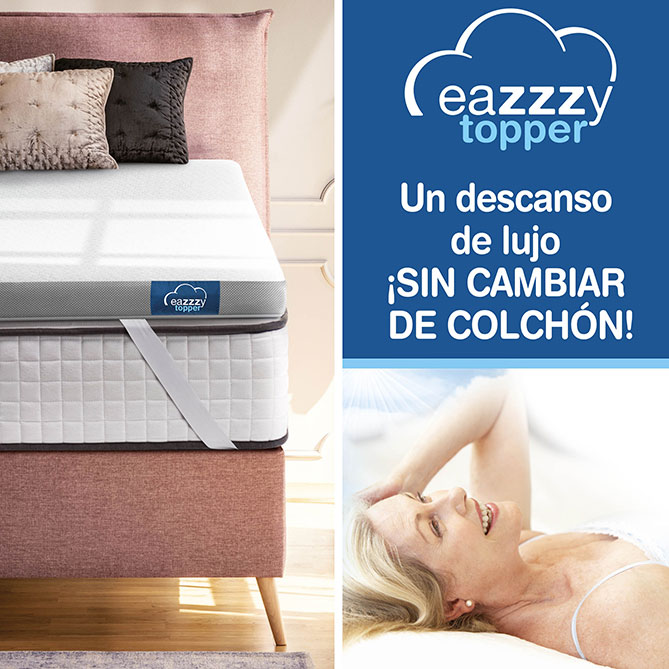 Eazzzy Topper: Eazzzy Topper transforma tu viejo colchón en el mejor sistema de descanso