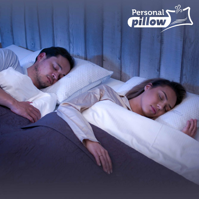 Almohada Personal Pillow: tejido Air Cooled Comfort Foam