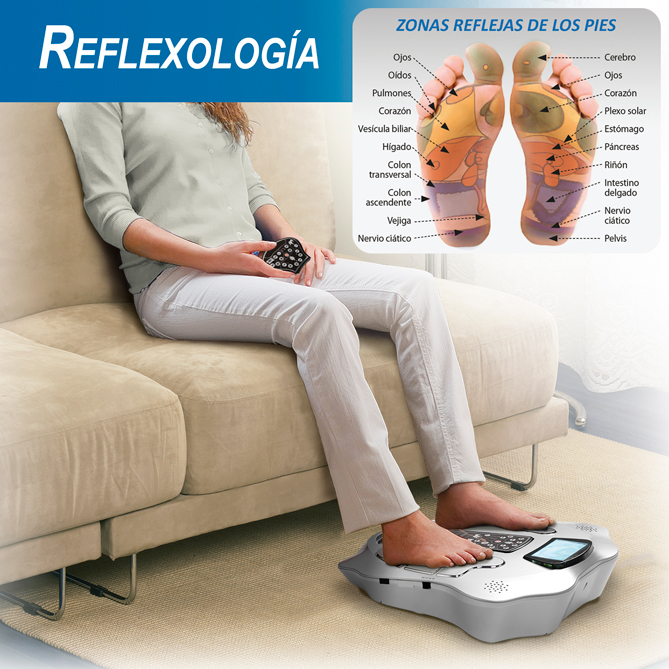 Aparato de Reflexología Podal Pro Massager: Selector de tiempo de masaje