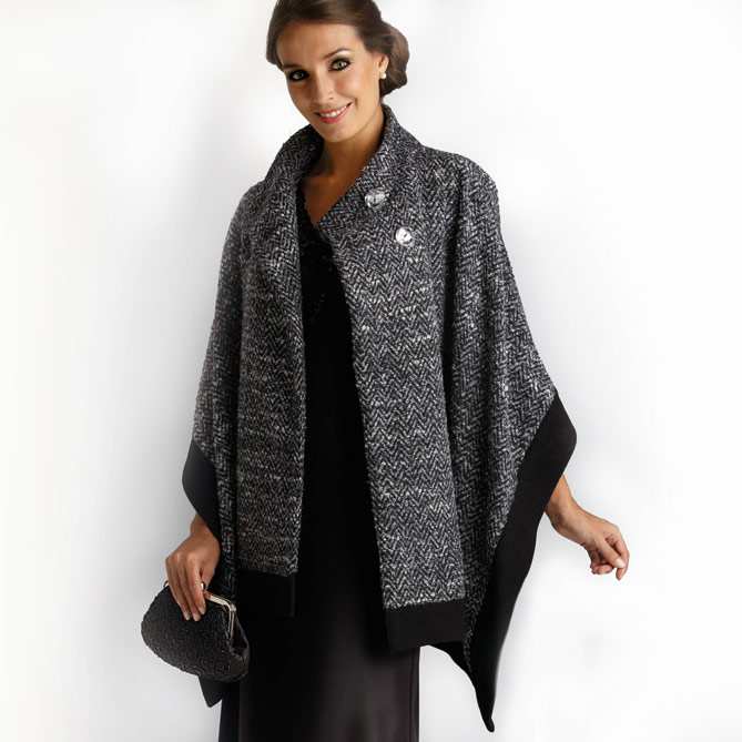 Capa Balmoral: Diseño de tweed.
