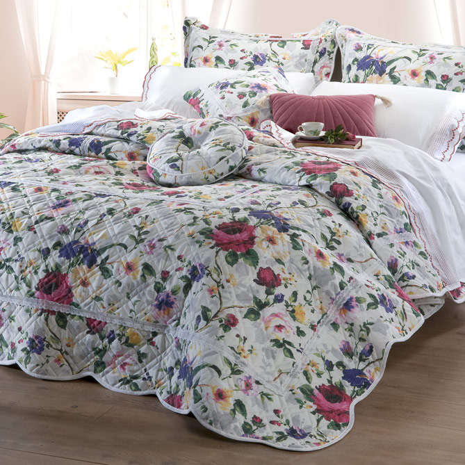 Conjunto de cama FLORAL GARDEN: Estampados exclusivos y la belleza de una tradición centenaria