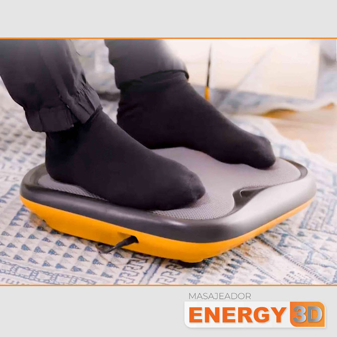 Masajeador ENERGY 3D: 3 niveles de intensidad