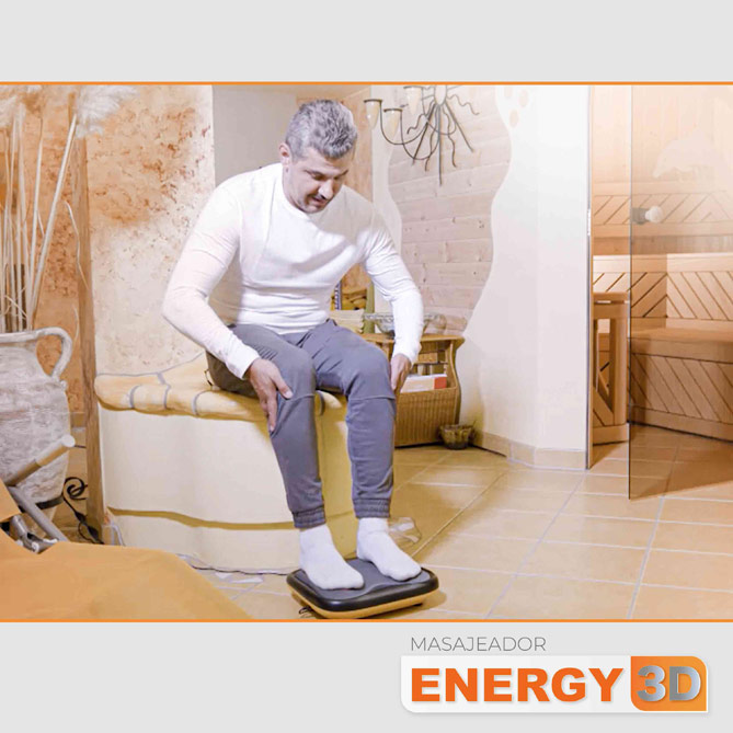 Masajeador ENERGY 3D: Apagado automático a los 15 minutos