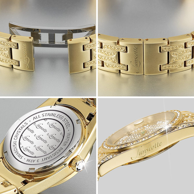 Reloj-Joya Royal Lady: Bisel: decorado con 40 cristales de Swarovski