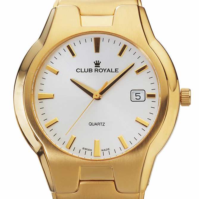 Relojes para mujer y hombre de oro, Club Royale: Maquinaria Swiss Made de máxima precisión