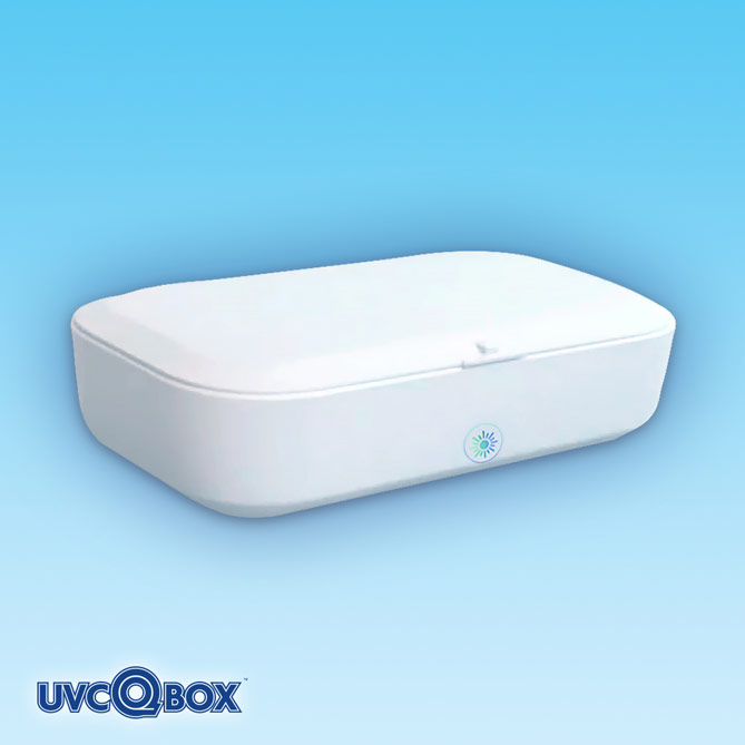 UVC Q BOX: Elimina el 99,9% de virus y gérmenes de tus objetos personales