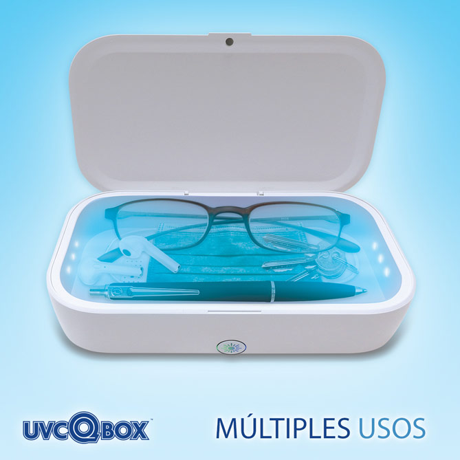 UVC Q BOX: UVC Q BOX incorpora un difusor de termoterapia